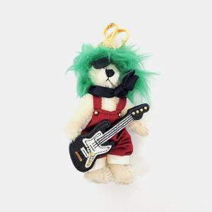 Pre Owned Prada Multicolor Beads, Fur, Leather Bear Keychain and Bag Charm