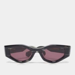 مملوكة مسبقًا نظارة شمسية فالنتينو VLS 101A عين قطة أسود/عنبية غامقة