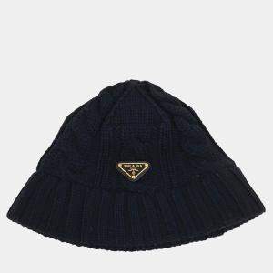 مملوكة مسبقًا Prada wool black bucket hat
