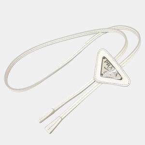 Pre Owned Prada Saffiano Leather Bolo Tie