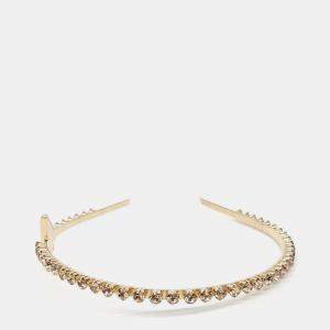 Pre Owned عصابة شعر برادا مطلية بالذهب