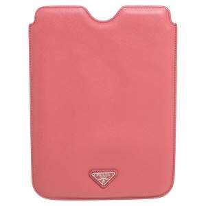 Prada Pink Saffiano Leather iPad Mini Case