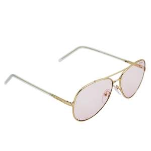 Prada Chromic Gold Tone/ Pink SPR66X Decode Pilot Sunglasses