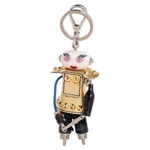 Prada Two Tone Nancy Robot Trick Bag Charm / Keychain