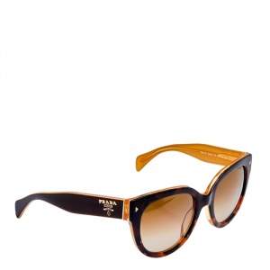 Prada Havana Brown/ Brown Gradient  SPR 170 Cat Eye Sunglasses
