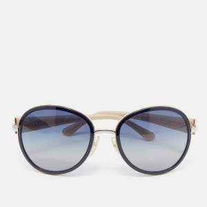 Prada Black & Printed/ Blue Gradient SPR51N Oversized Sunglasses