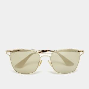 Prada Gold Frame SPR54T Sunglasses