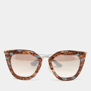 Prada Havana/Brown Gradient Cinema Cat-Eye Sunglasses
