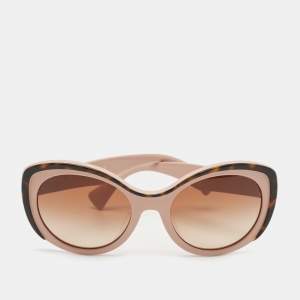 Prada Pink/Brown Gradient SPR12 P Cat Eye Sunglasses