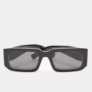 Prada Black SPR06Y Rectangular Sunglasses