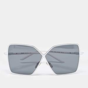 Prada White/Black SPR50Y Butterfly Sunglasses