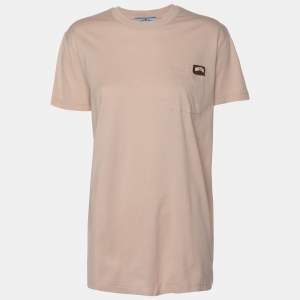 Prada Pink Cotton T-shirt M