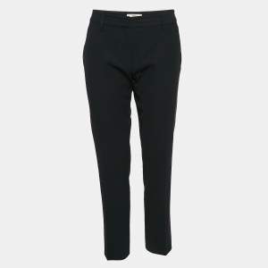 Prada Black Gabardine Trousers M