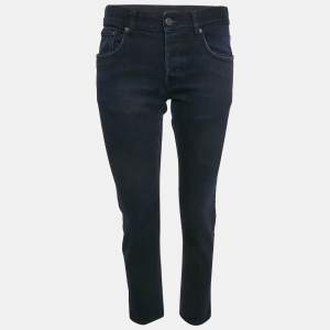 Prada Dark Blue Denim Tapered Fit Jeans M Waist 30"