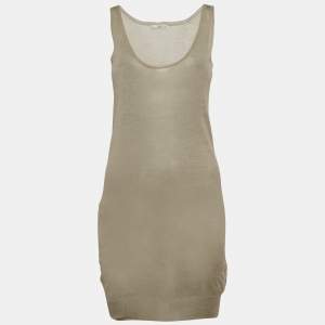 Prada Green Knit Round Neck Tank Top S