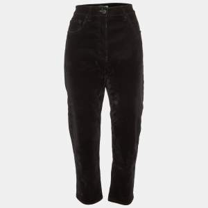 Prada Black Velvet Jeans M Waist 31" 