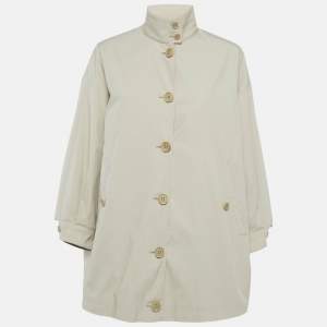Pre Owned Prada Beige Cotton Blend Jacket XS