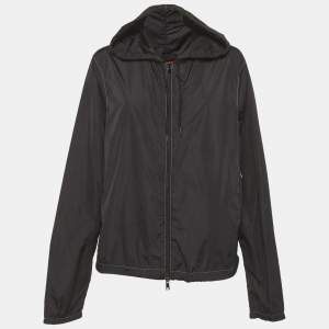 مملوكة مسبقًا Prada Sport Black Nylon Jacket L