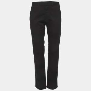 مملوكة مسبقًا Prada Black Denim Slim Fit Jeans L/Waist 31"