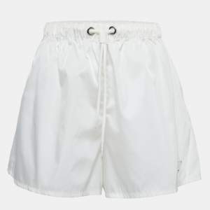 Prada White Synthetic Re-Nylon Shorts M