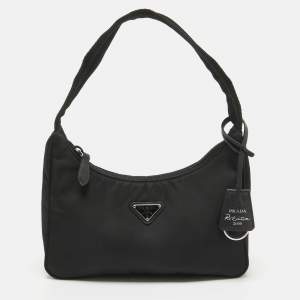 Prada Black Nylon Re-Edition 2000 Bag