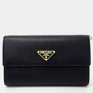 Prada Saffiano Clutch and Crossbody Bag