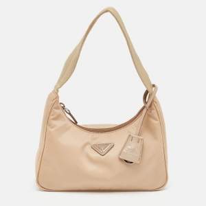 Prada Beige Nylon Re-Edition 2000 Bag