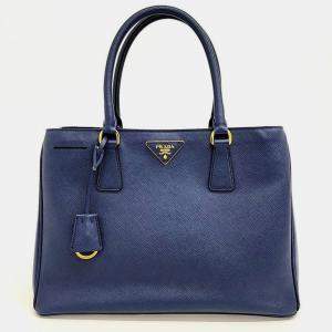 Pre Owned Prada Saffiano Lux Tote and Shoulder Bag