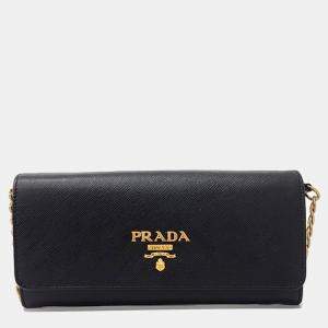 Pre Owned Prada Saffiano Lux Crossbody Bag