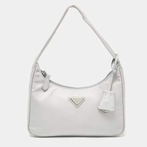 Prada Light Blue Nylon Re-Edition 2000 Shoulder Bag