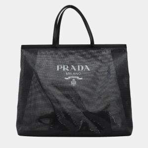 Prada Sequin Mesh Shopping Bag