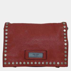 Prada Glace Calf Etiquette Crossbody Bag
