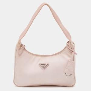 Prada Light Pink Nylon Re-Edition 2000 Shoulder Bag