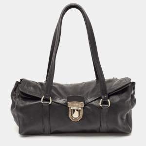 Prada Black Leather Easy Shoulder Bag