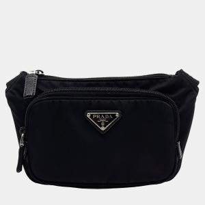 Prada Black  Re-Nylon Hip Sack bag