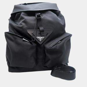 Prada Black Re-Nylon Backpack Nero