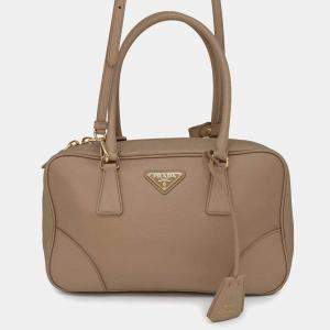 Prada Handbag Re-Edition 1978 Medium Double Handle Bag Nylon Leather