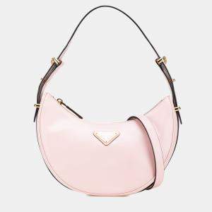 Prada Pink Small Calfskin Arque Satchel
