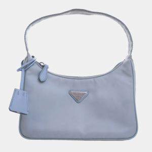 Prada Blue Mini Re Nylon Re Edition 2000 Shoulder Bag