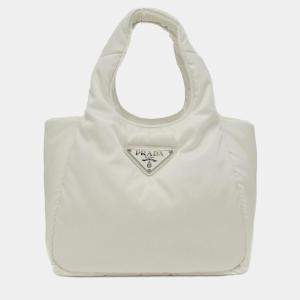 Prada Bianco Tessuto Handbag