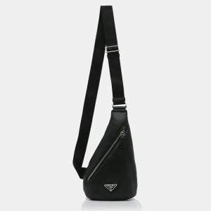 Prada Black Cross Leather Bag