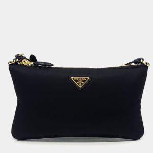 Prada Black Re-Nylon Pouch Bag