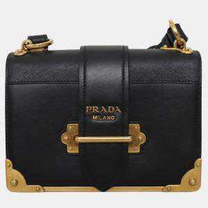Prada Cahier Black Trunk Bag