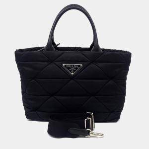 Prada Black Nylon Tessuto Shoulder Bag
