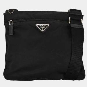 Pre Owned Prada Black Nylon Shoulder Bag