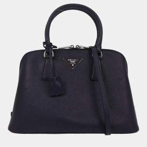 Pre Owned Prada Navy Leather Promenade 2way Shoulder Handbag 231