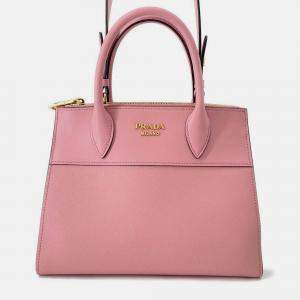 Pre Owned Prada Paradigm 2Way Handbag Pink Leather