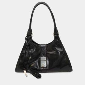 Pre Owned Prada Handbag Hobo Bag Medium Black