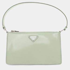 Pre Owned Prada Mini Brushed Leather Spazzolato