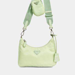 مملوكة مسبقًا Prada Green Re-Nylon Re-Edition 2005 Crossbody Bag